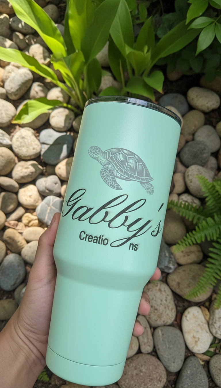 40 oz Double-Walled Stainless Steel Travel Mug – Personalized