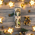 20 oz Skinny Stainless Steel Tumbler – Bougie Grinchy Mom Design