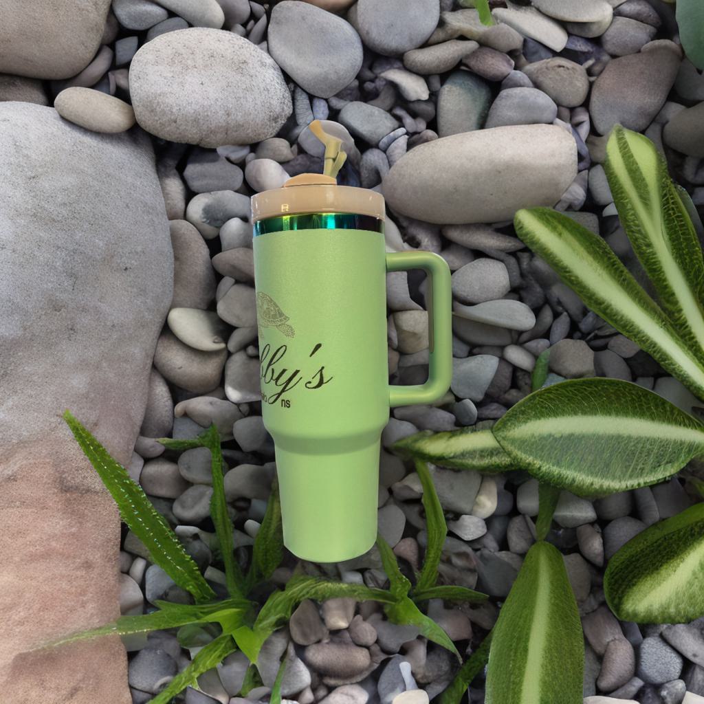 40 oz Double-Walled Stainless Steel Travel Mug – Personalized