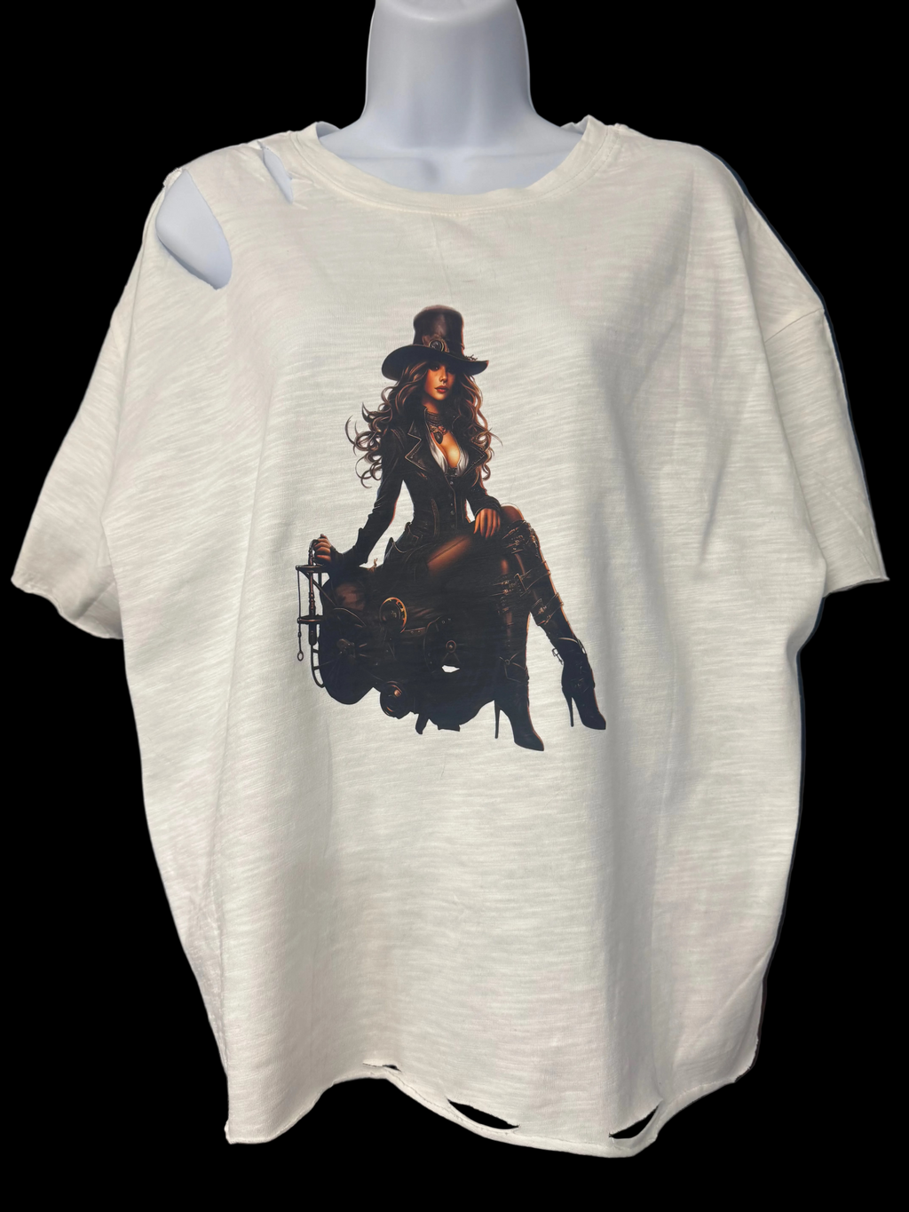 Steampunk ladies tshirt