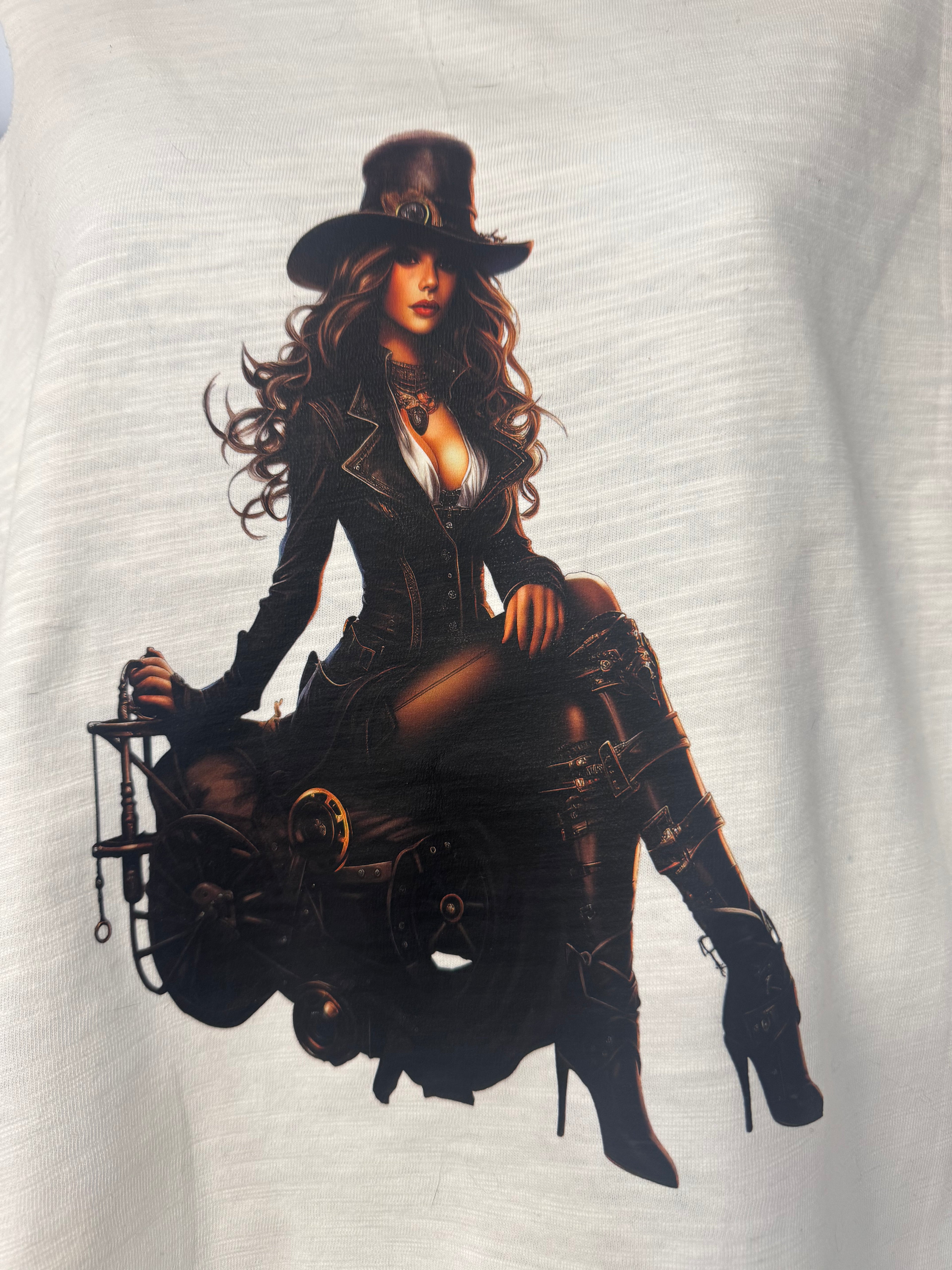 Steampunk ladies tshirt